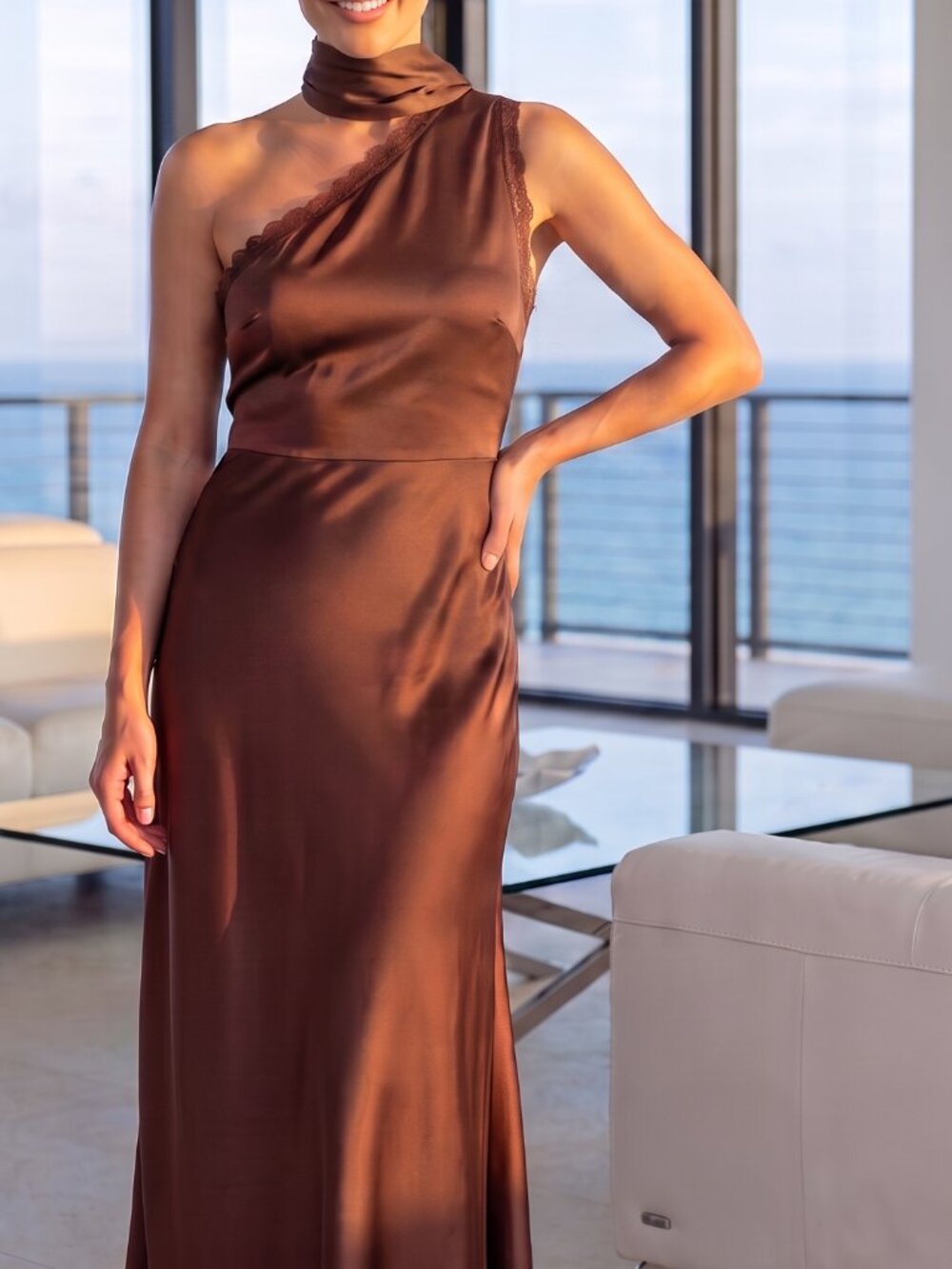 NWT REVOLVE Australia SHOWPO Saints & Secrets Satin statement dress US S